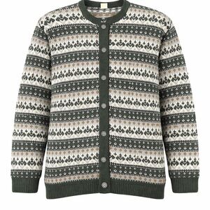 🎀BOGO 50% off 🎀 Patterned Green and White Cardigan